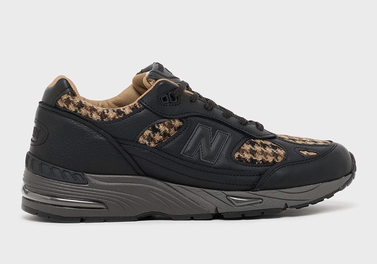 New Balance 991 Made in England Houndstooth, image via Sneaker News