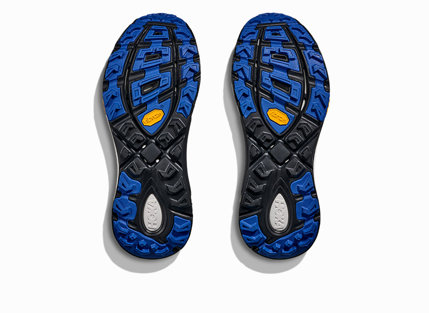 Unisex Hoka Mafate Speed 2 in White / Cobalt Blue