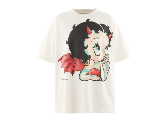 Saint Michael 'Devil' SS T-Shirt in White