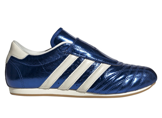 Adidas Taekwondo in Royal Blue and Off White, women's low-top sneaker, lateral view