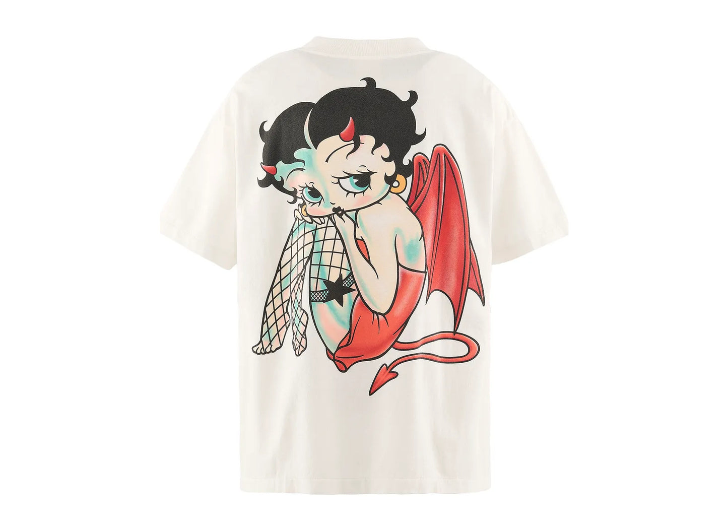 Saint Michael 'Devil' SS T-Shirt in White