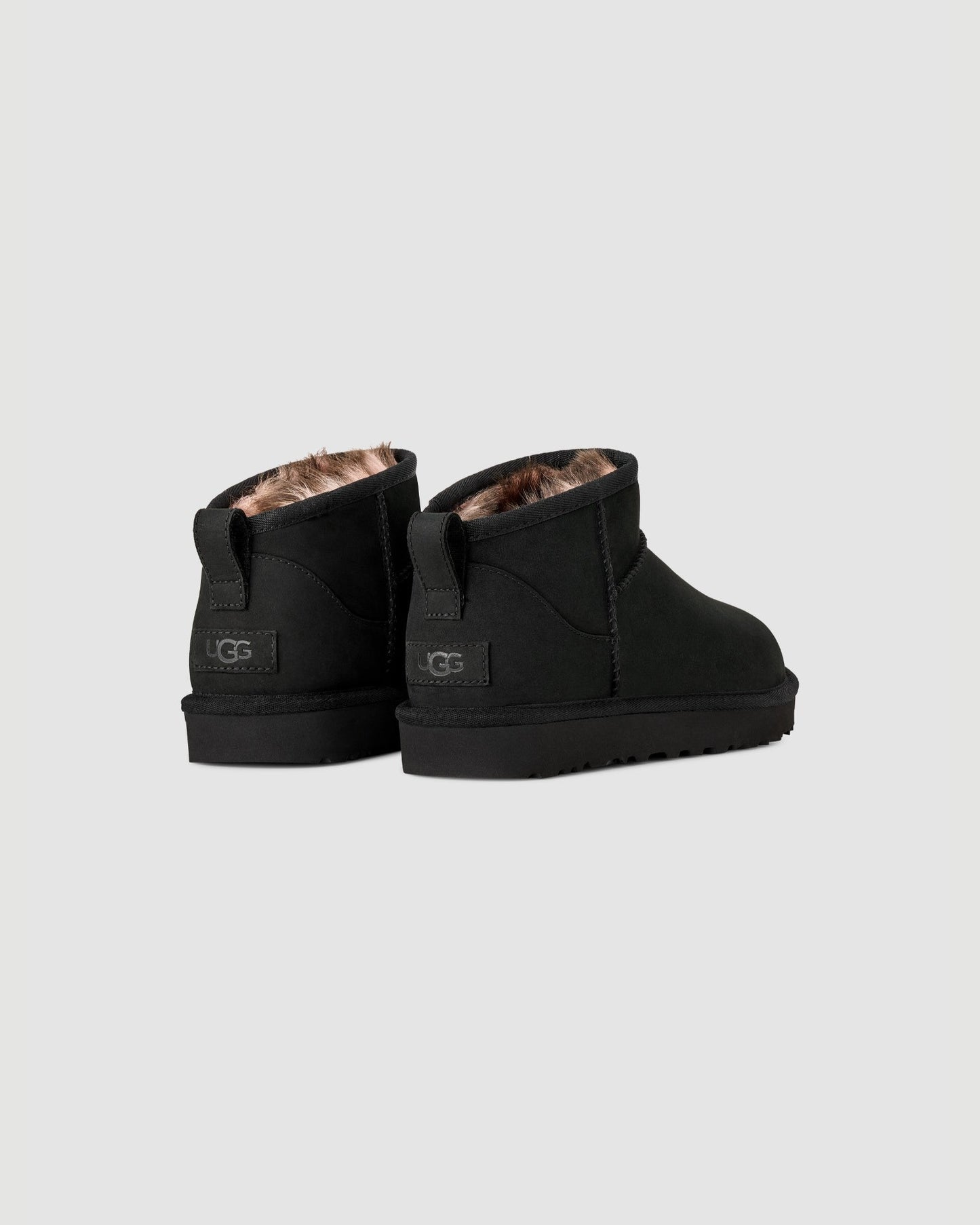 UGG Classic Ultra Mini Nubuck in Black - view 4