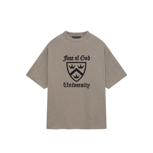 Fear of God Essentials Heavy Crewneck Tee in Heather Grey