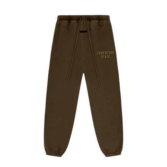 Fear of God Essentials Heavy Fleece Sweatpants in Brown
