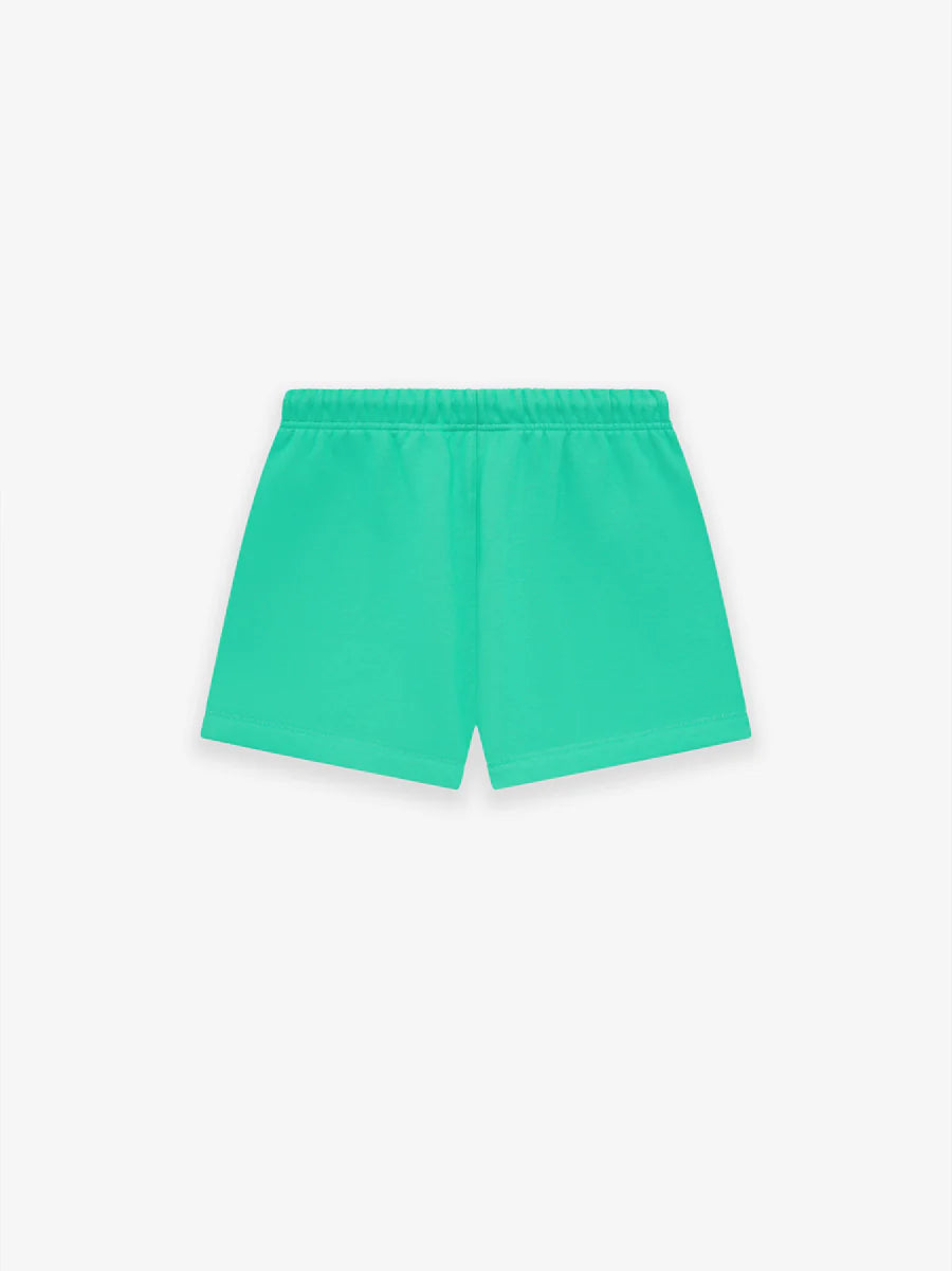Fear of God Essentials Fleece Running Shorts in Mint Leaf