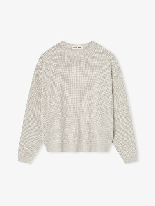 Fear of God Essentials Waffle Long Sleeve Crewneck Sweater