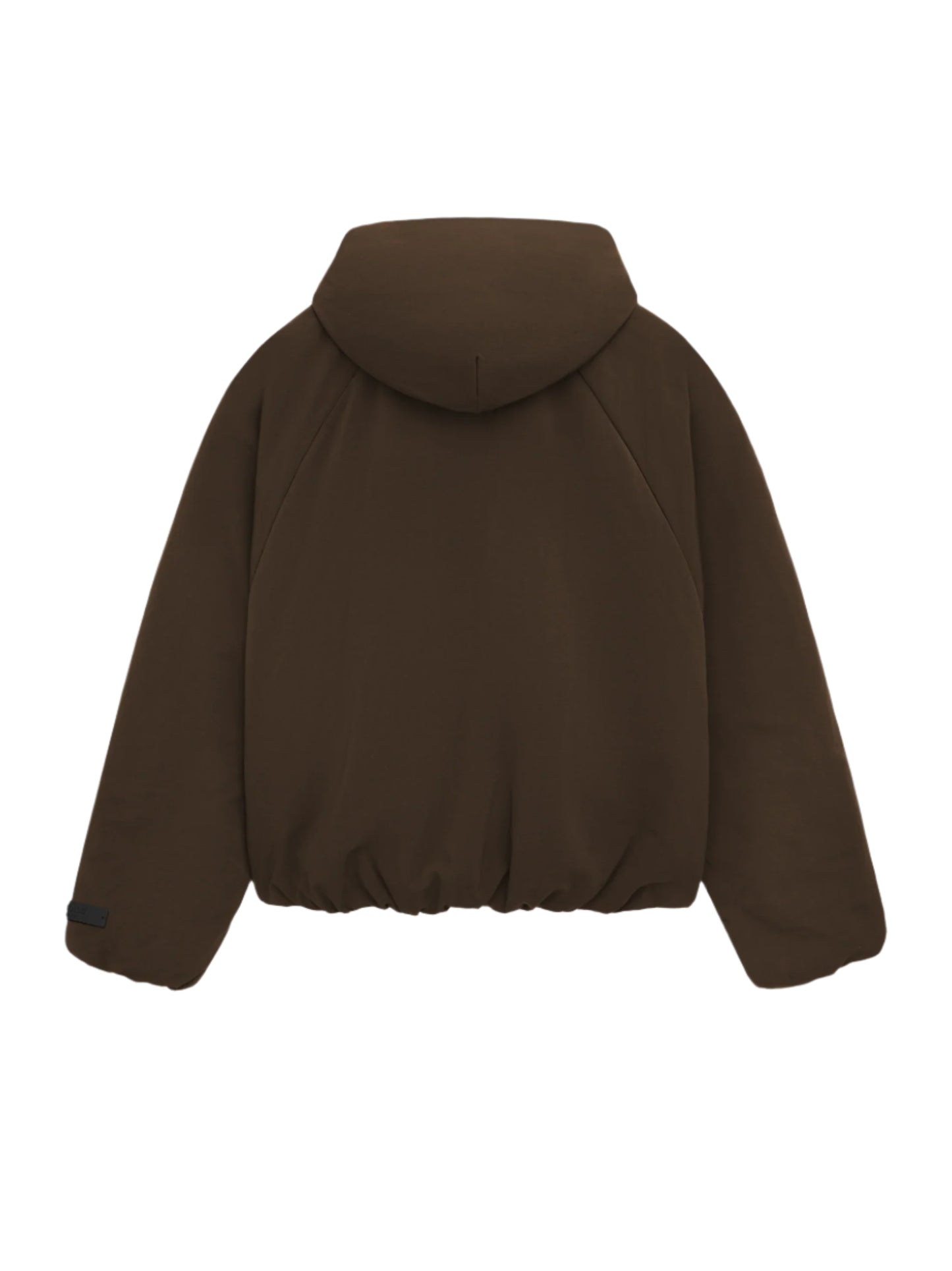 Fear of God Essentials Military Nylon Hooded Bomber in Brown