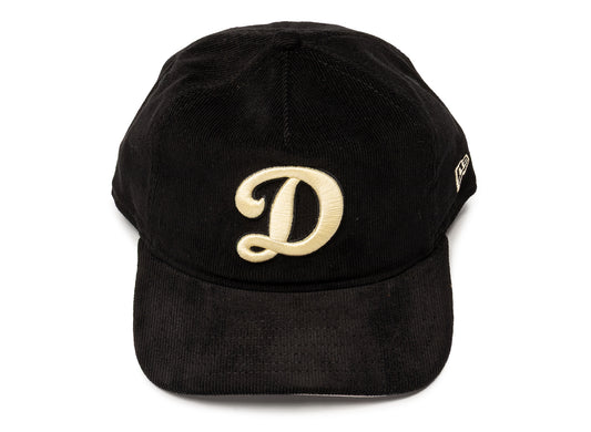 New Era Golfer Nostalgic Los Angeles Dodgers Snapback Hat in Black