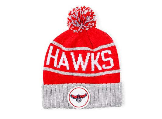 Mitchell & Ness Atlanta Hawks NBA Cuffed Knit Beanie