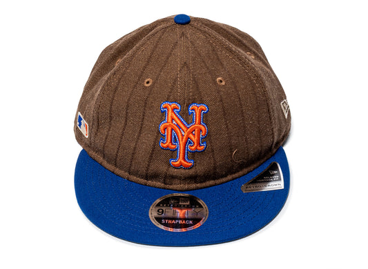 New Era Wool Pinstripe 950RC New York Mets Snapback Hat