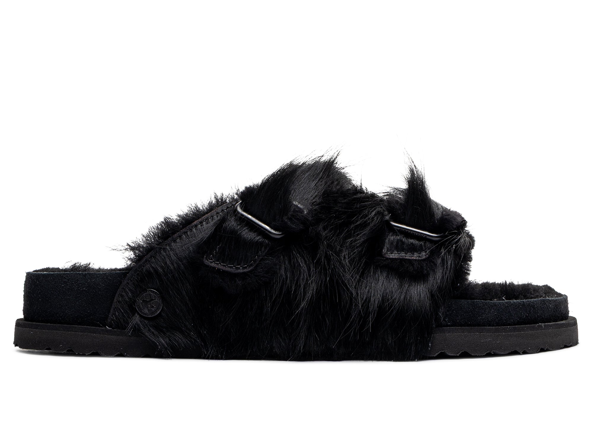 Birkenstock Zürich Shearling FUR Black 1774 – Oneness Boutique