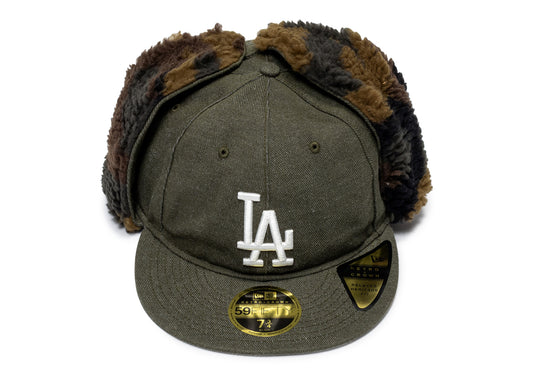 New Era Camo Dog Ear Los Angeles Dodgers Fitted Hat