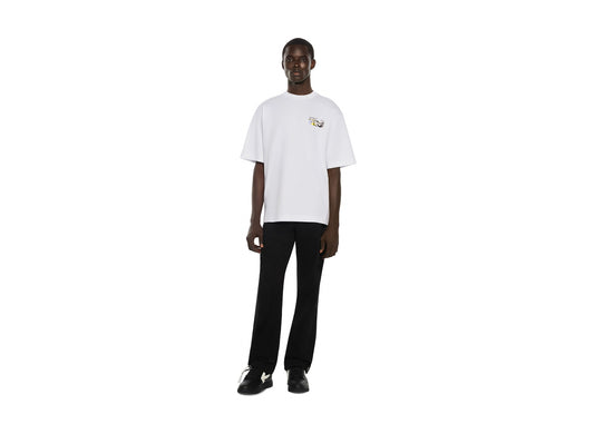 OFF-WHITE Industrial Arrow Skate Short Sleeve T-Shirt in White — view 1