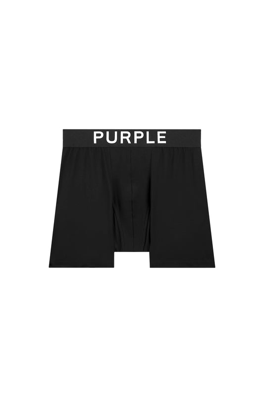 Purple Brand Boxer Briefs in Black