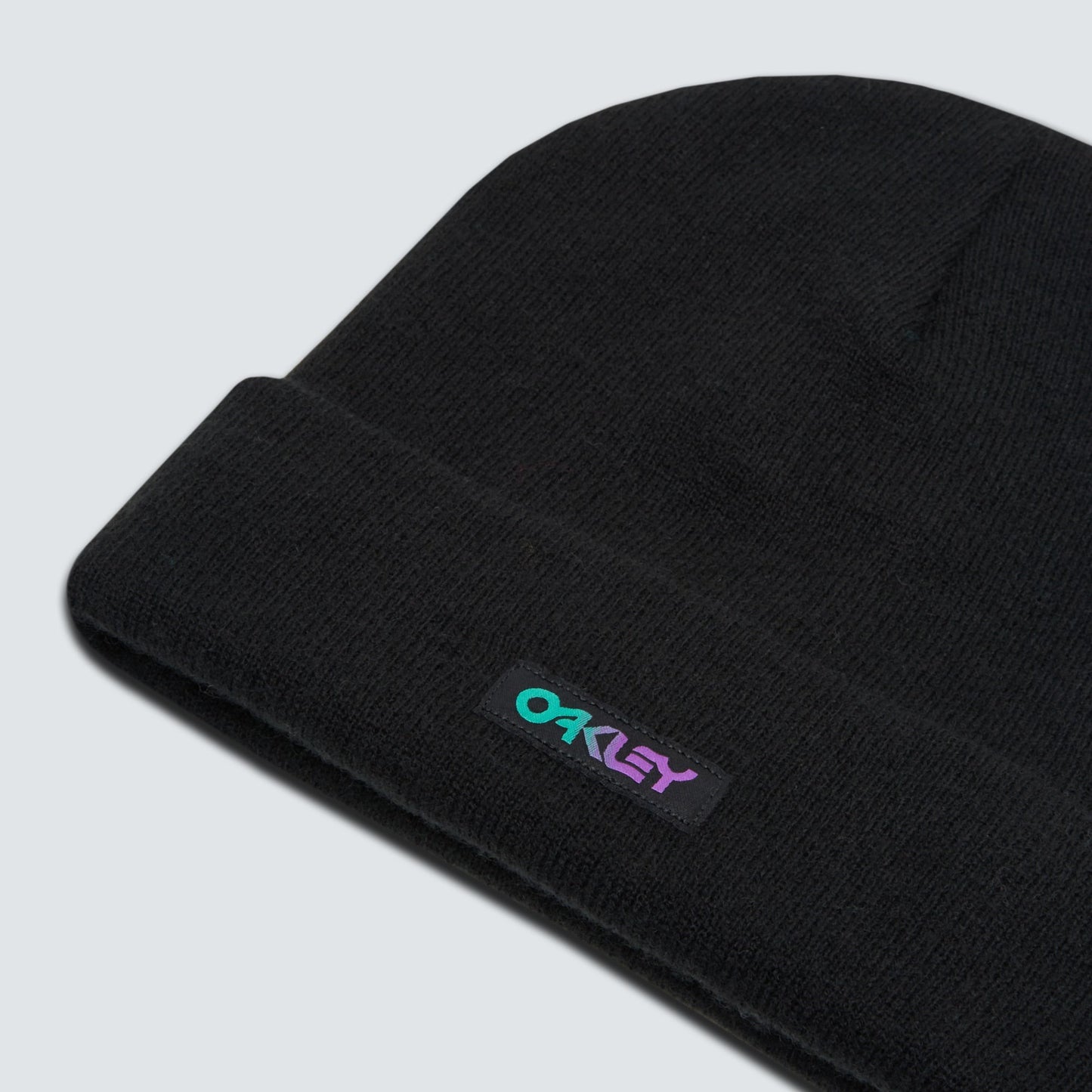 Oakley B1B Gradient Patch Beanie in Blackout product view 4