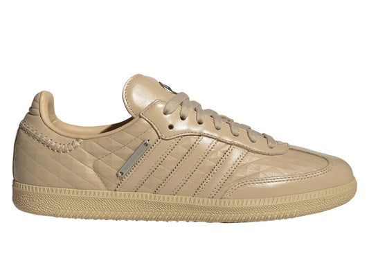 Adidas x Mercedes-Benz Samba OG in Magnesium Beige / Silver Metallic - main product view