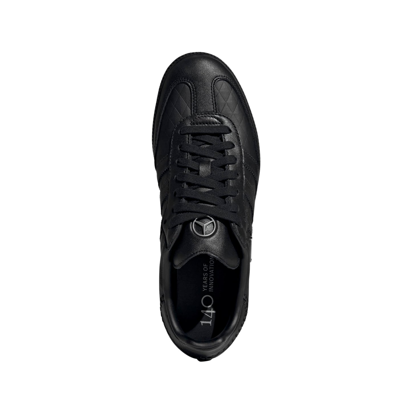 Adidas x Mercedes-Benz Samba OG in Core Black / Silver Metallic - product view 3
