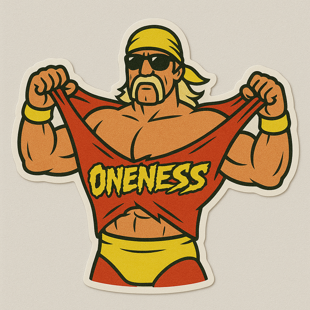 Oneness Wrestler Sticker
