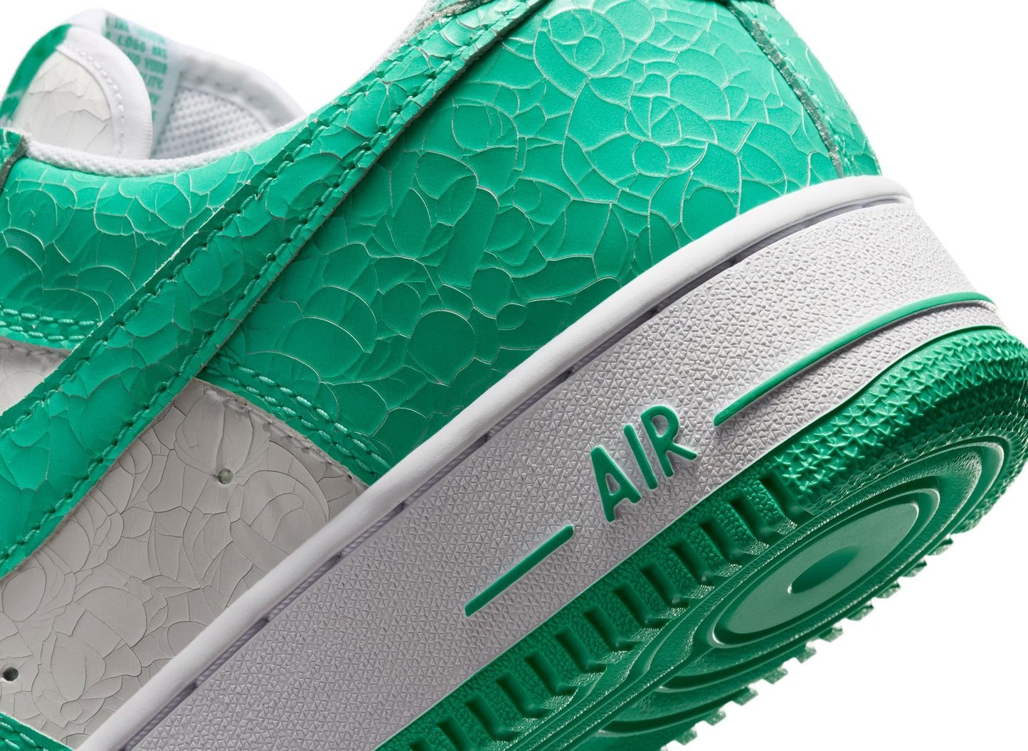 Nike Air Force 1 JA0248-001 heel and midsole detail