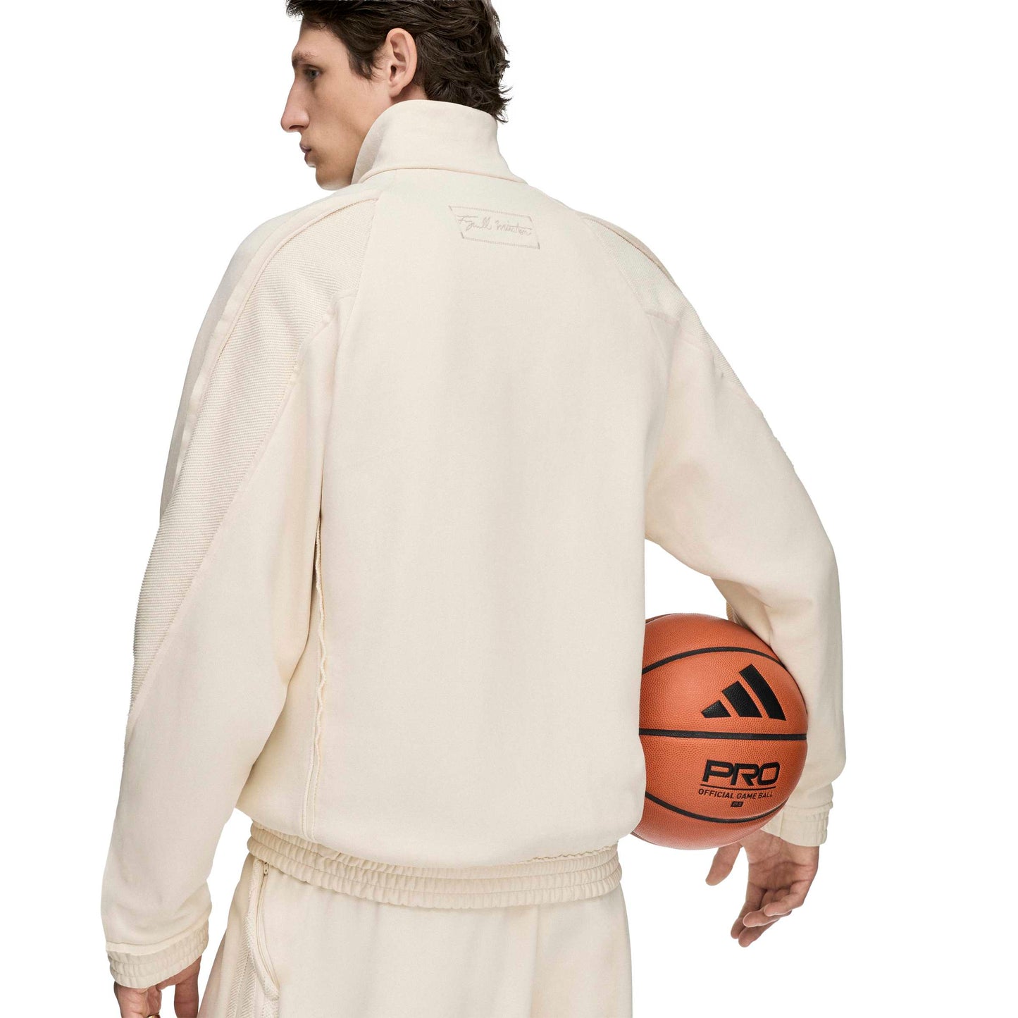 Adidas x Tyrrell Winston Stadium Track Top in Wonder White – detail