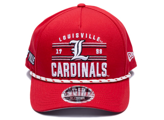 New Era March Madness '26 9FortyMC AF Louisville Cardinals Snapback Hat