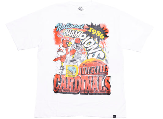 47 Brand Louisville Cardinals 1986 Champions Tee