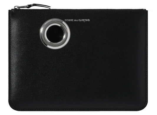 Comme des Garçon Silver Eyelet Wallet 'SA5100SE'