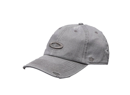 Oakley x '47 Reserve Distressed Cap in Granite Gray, men's accessory