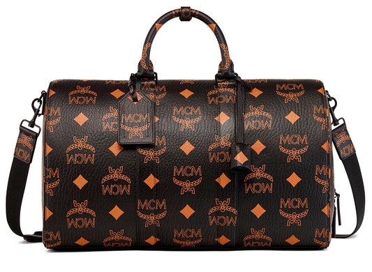 MCM Medium Ottomar Holdalls Bag in Black