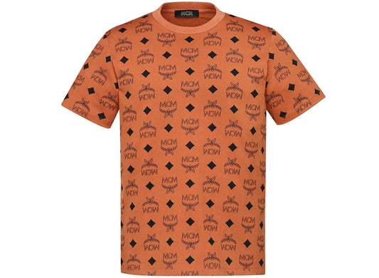 MCM Monogram T-Shirt in Cognac