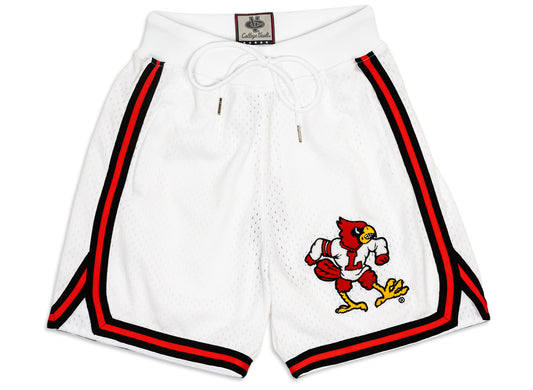 Mitchell & Ness Oneness Louisville Cardinals Game Day Shorts in White