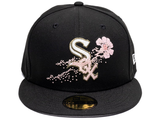 New Era Dotted Floral Chicago White Sox Fitted Hat xld