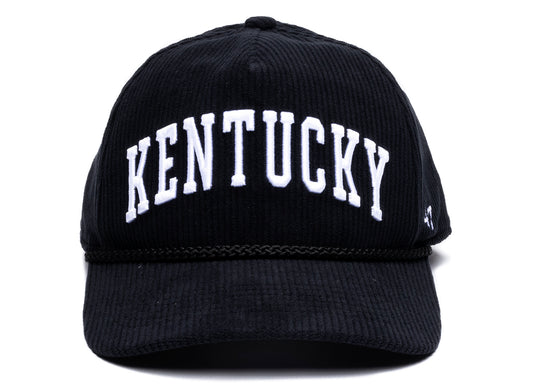 47 Brand x Oneness Kentucky Wildcats Spell Out Corduroy Snapback in Black xld