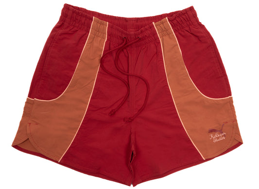 Puma x Kidsuper Shorts in Dark Crimson