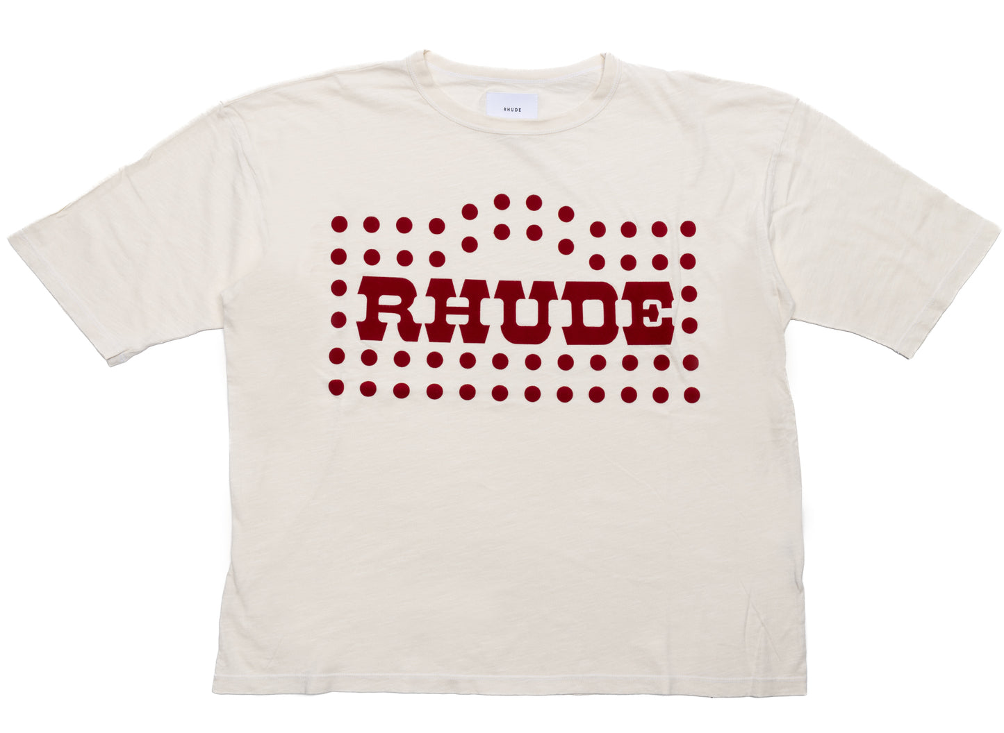T-shirt Rhude à flocage brûlé