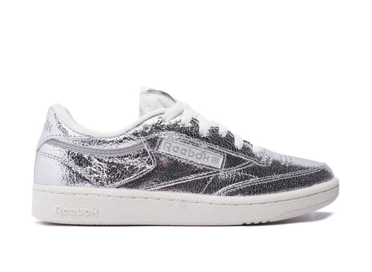 Women's Reebok Club C 85 in Silver / Chalk