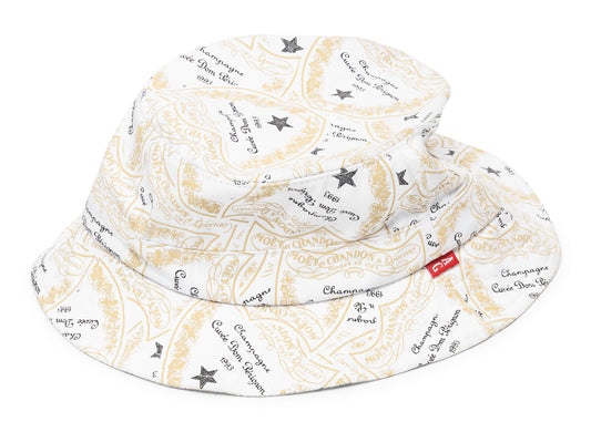 Acapulco Gold Champagne Bucket Hat in White