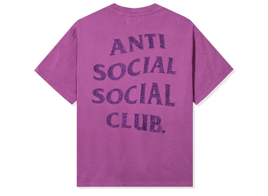 Anti Social Social Club Mind Games Glitter Tee in Pink