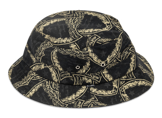 Acapulco Gold Champagne Bucket Hat in Black