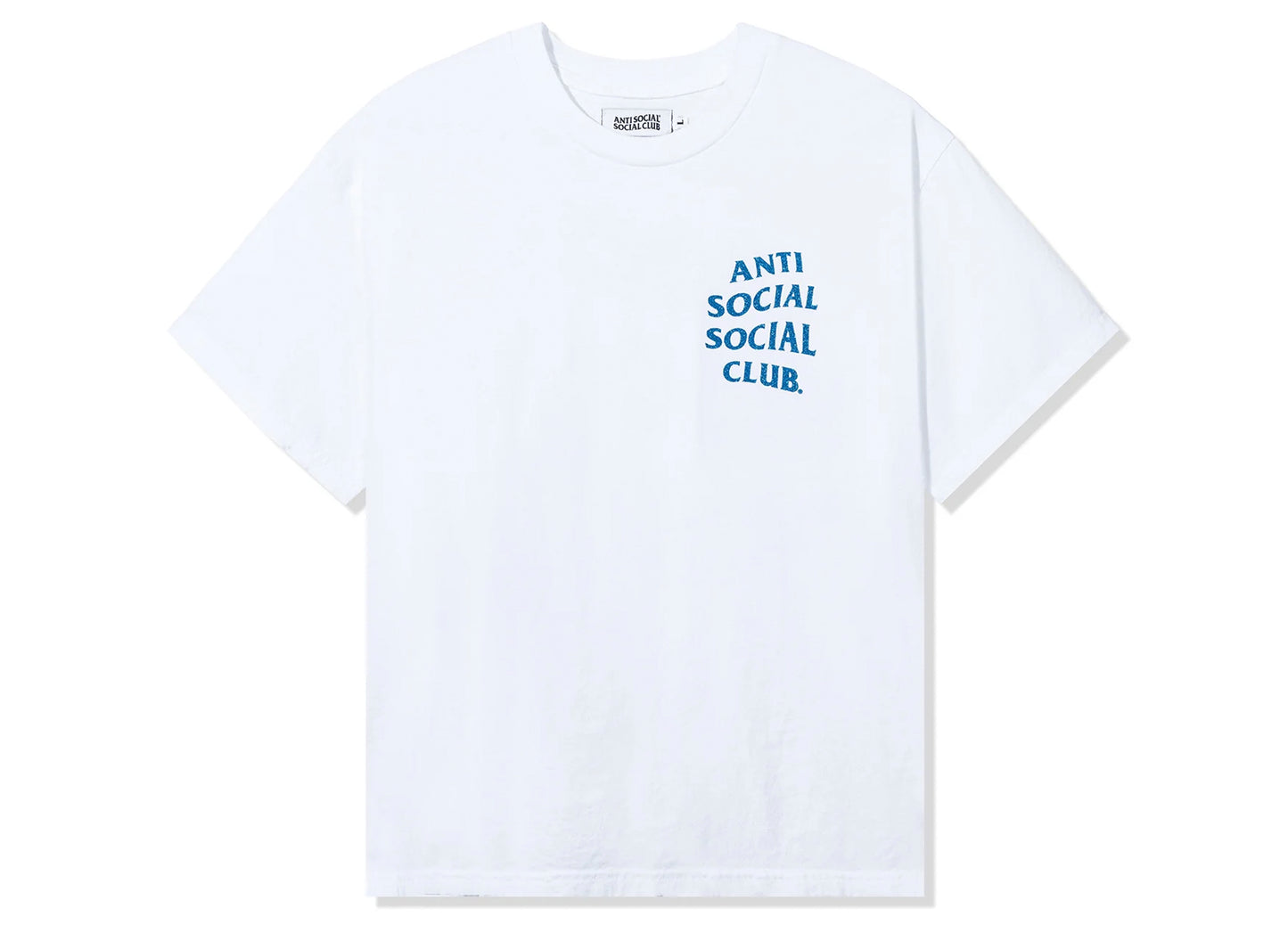 Anti Social Social Club Mind Games Glitter Tee in White