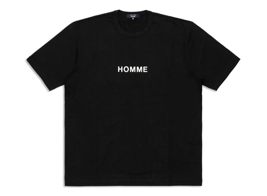Comme des Garçons HOMME Logo T-Shirt in Black v2