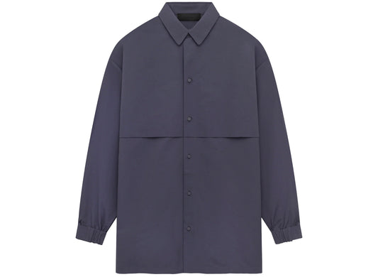 Fear of God Essentials Military Nylon Overshirt in Marine