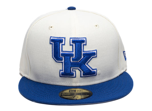 New Era Kentucky Wildcats UK Logo Hat in White