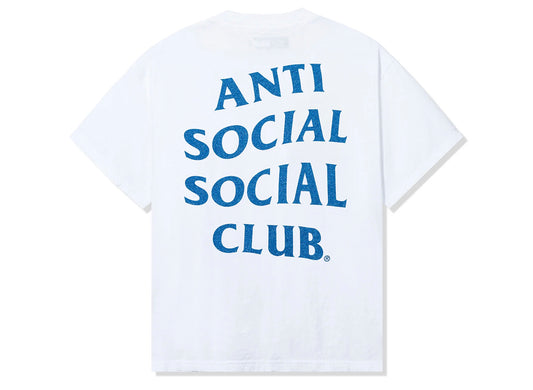Anti Social Social Club Mind Games Glitter Tee in White
