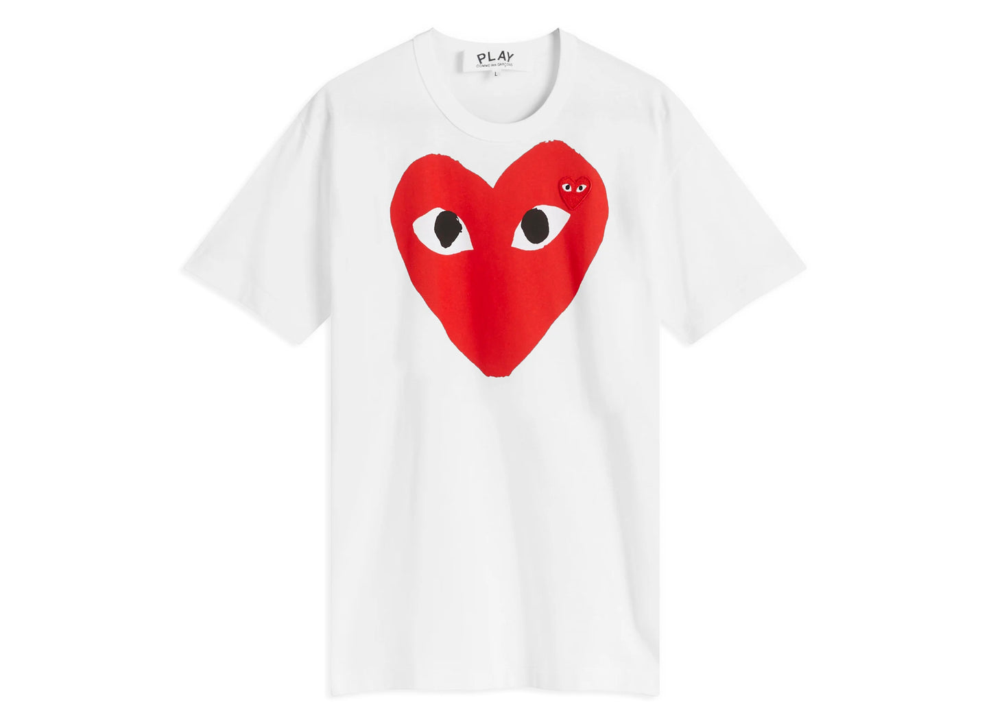 T-shirt Comme des Garçons Play Double Cœur v2