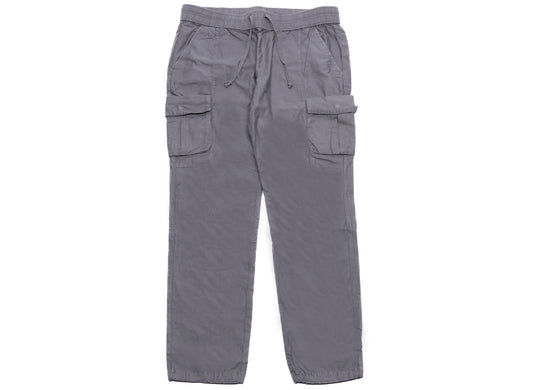 John Elliott Back Sateen Cargo Pants in Charcoal