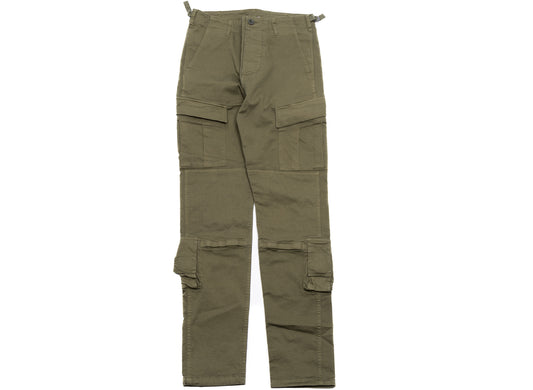 John Elliott Slim Tactical Cargo Pants in Army Green