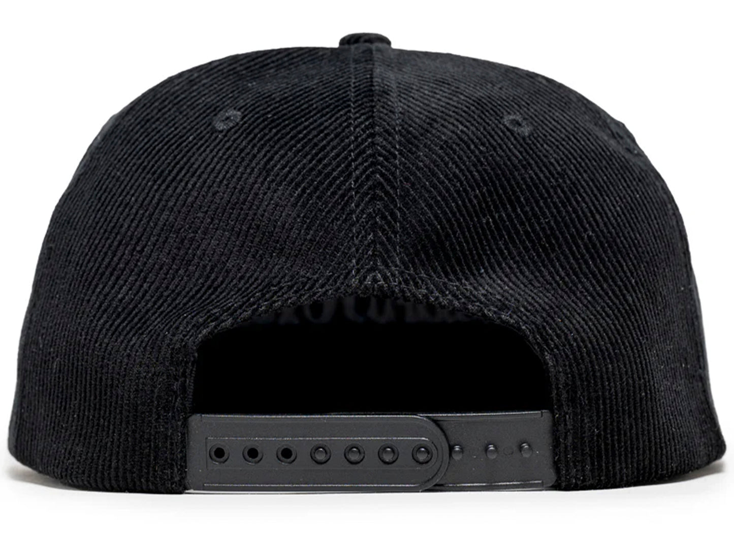 Pleasures Onyx Corduroy Snapback in Onyx