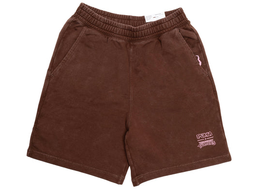 Puma x TMNT Relaxed Shorts in Brown