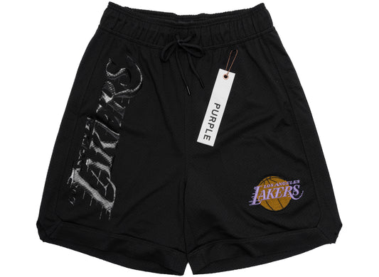 Purple Brand Los Angeles Lakers Mesh Shorts